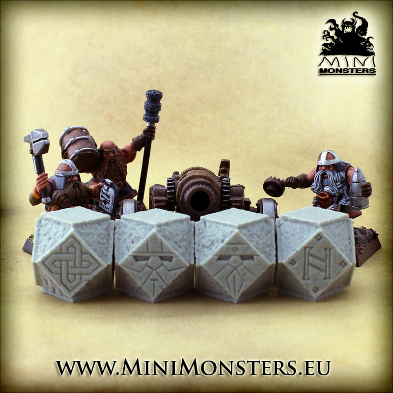 Dwarf Rune Stones - Mini Monsters